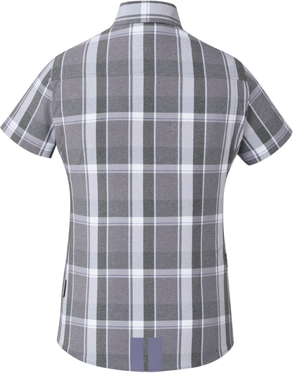 Damen Sporttrikot | Transit SS Check Button Up Shirt