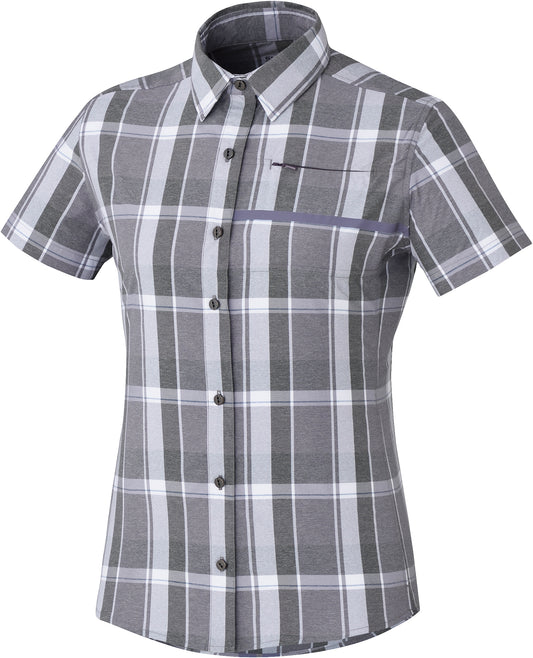 Damen Sporttrikot | Transit SS Check Button Up Shirt